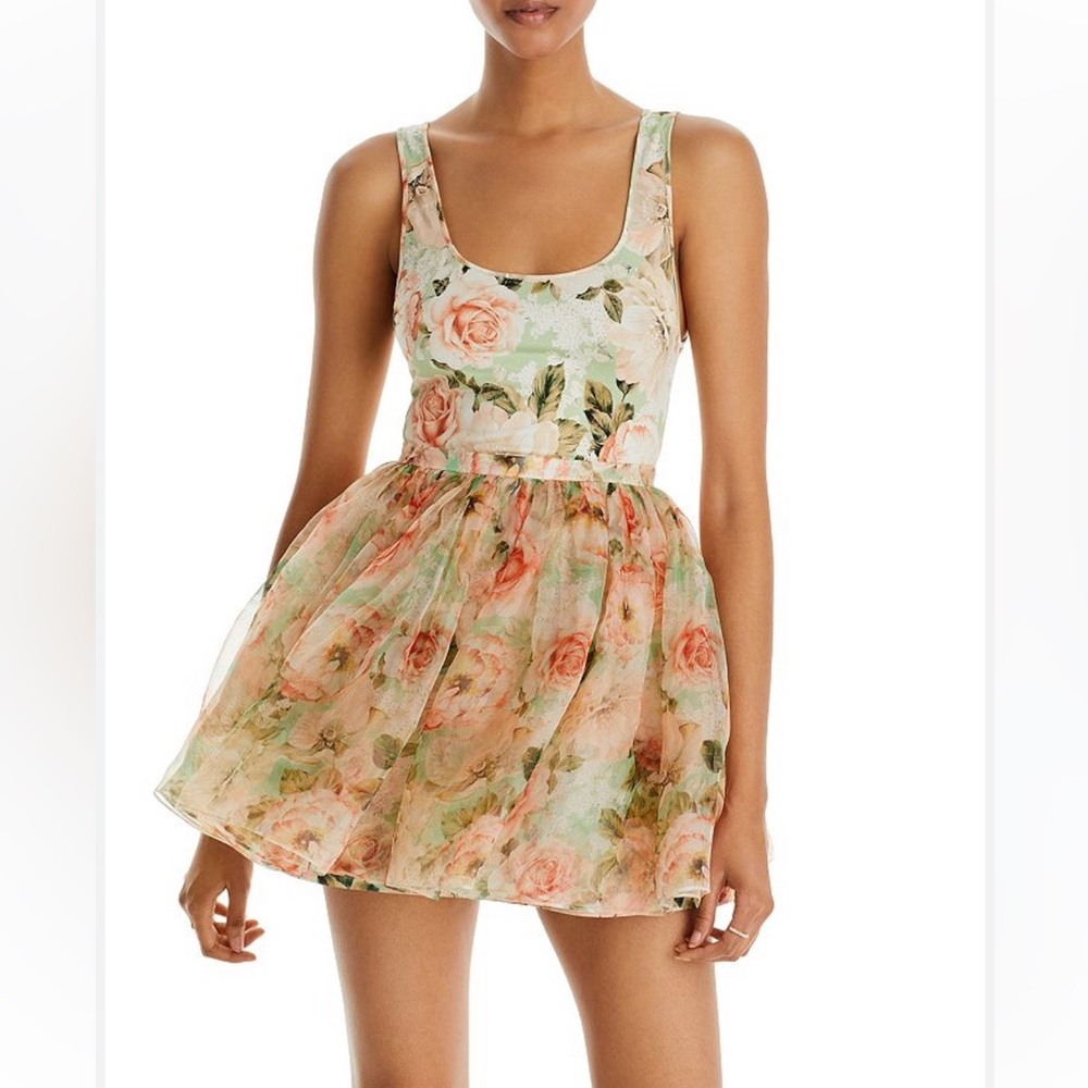 Alice & Olivia Flower Tulle Dress NWT